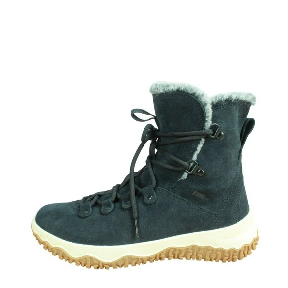 LL Bean Day Venture Black Suede Waterproof Insulated Winter Boots Size 8.5 M - Picture 1 of 9